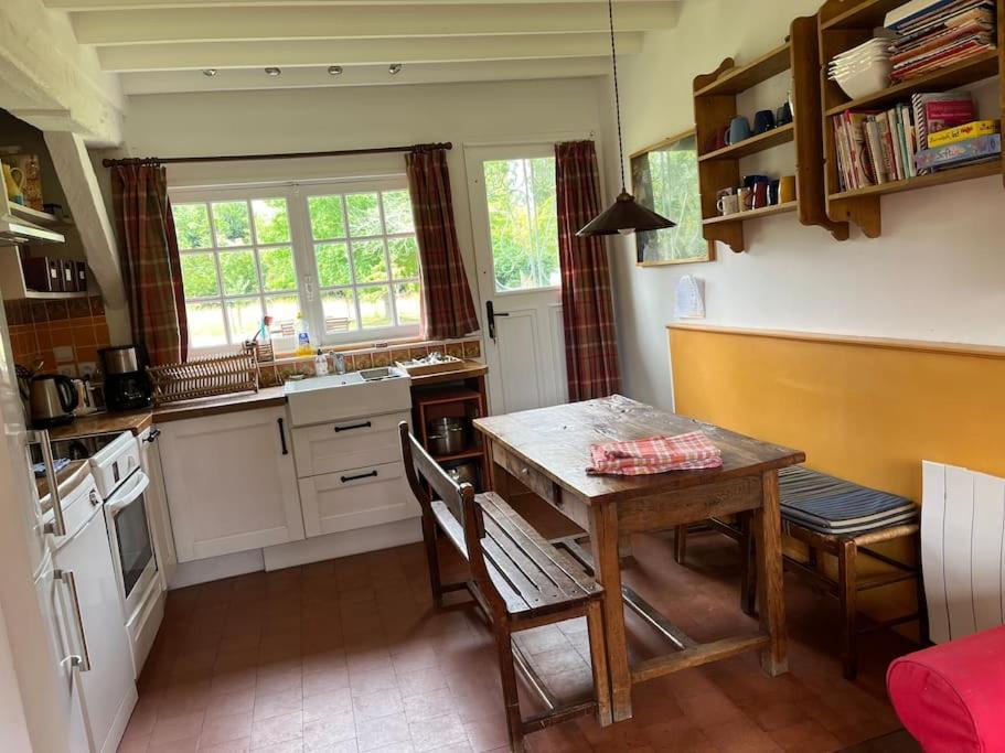 Le Colombage, Jolie Longere Pres De Giverny Eure Hardencourt-Cocherel Luaran gambar